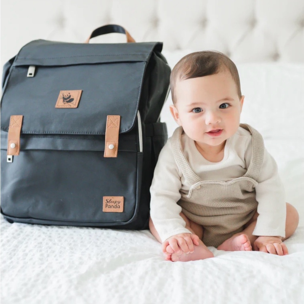 Diaper backpack from the Sleepy Panda brand,